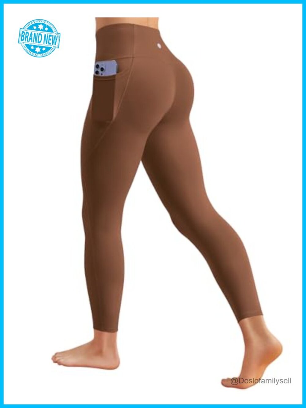 High Waisted Seamless Leggings With Pockets